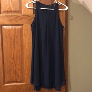 Beautiful sleeveless navy dress